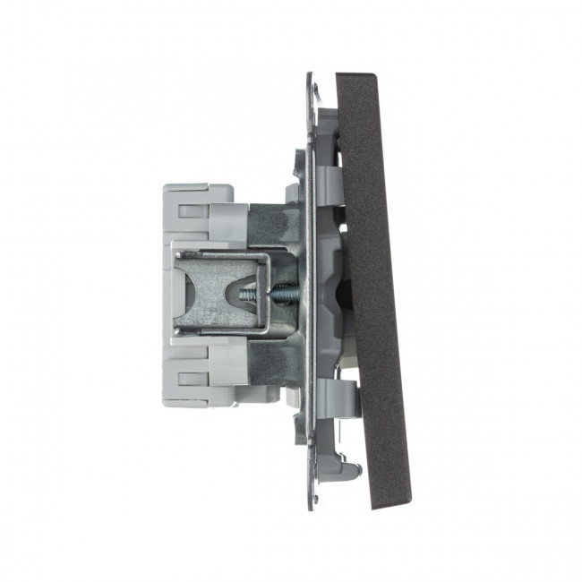 1-клавишный ВЫКЛЮЧАТЕЛЬ с самовозвратом, сх. 1, 10АХ , Art Gallery, цвет Мокко, GAL000615