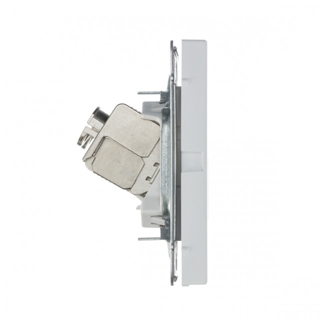 РОЗЕТКА двойная компьютерная RJ45+RJ45, кат.6А , Art Gallery, цвет Лотос, GAL001388