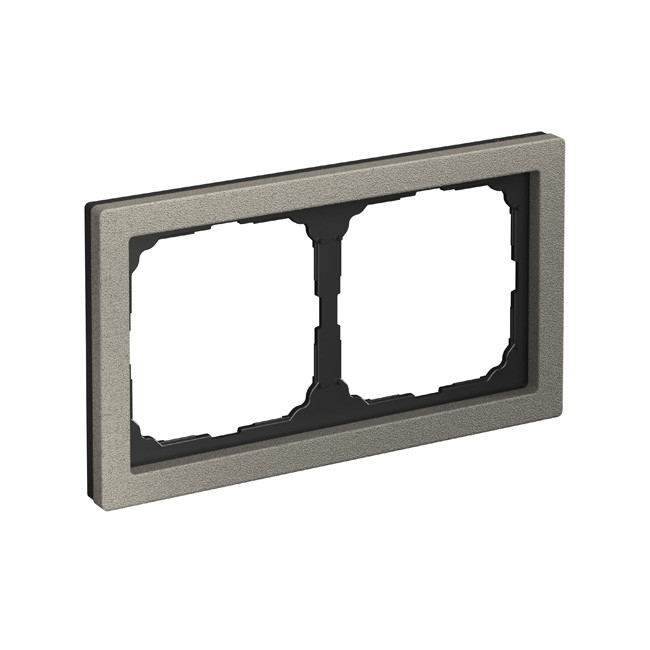 Рамка ArtGallery Pure Камень Сланец, на 2 поста, GAL373302