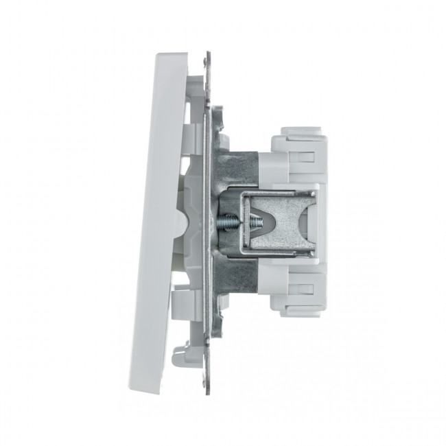 2-клавишный ПЕРЕКЛЮЧАТЕЛЬ, сх. 6/2, 10АХ , Art Gallery, цвет  белый, GAL000165