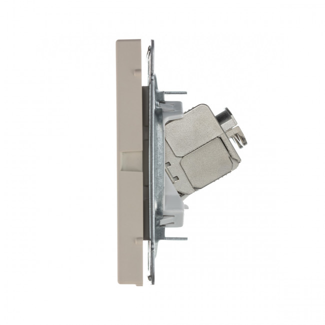 РОЗЕТКА двойная компьютерная RJ45+RJ45, кат.6А , Art Gallery, цвет Песочный, GAL001288