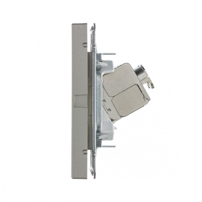 РОЗЕТКА двойная компьютерная RJ45+RJ45, кат.6А , Art Gallery, цвет Шампань, GAL000588