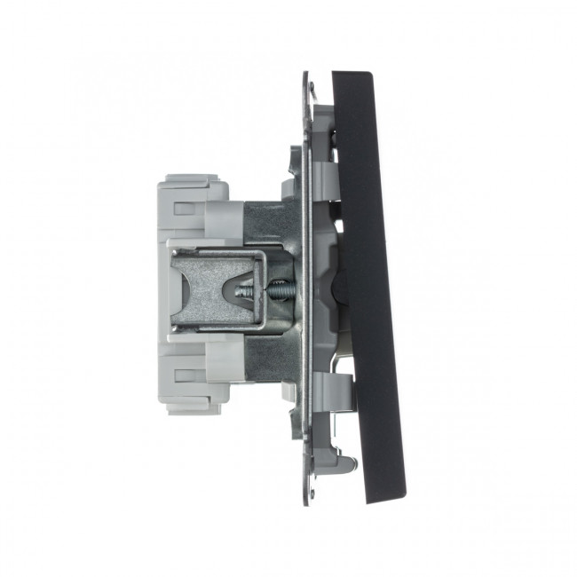 2-клавишный ПЕРЕКЛЮЧАТЕЛЬ, сх. 6/2, 10АХ , Art Gallery, цвет Базальт, GAL001465