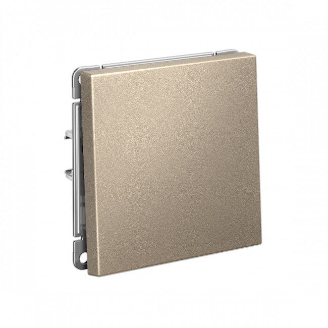 ARTGALLERY Перекрестный ПЕРЕКЛЮЧАТЕЛЬ, 10АХ, механизм, быстрозажим. клем., ШАМПАНЬ, GAL000571S