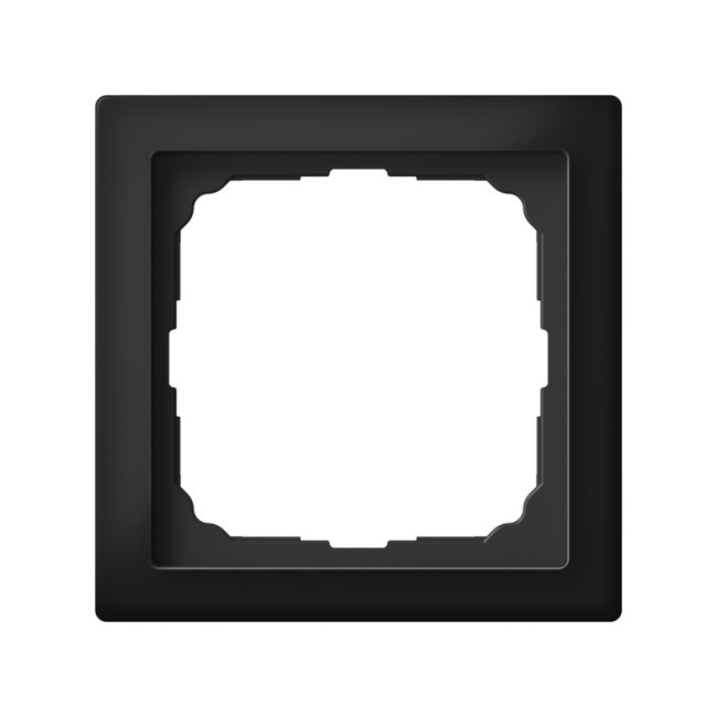 ARTGALLERY PURE 1-постовая РАМКА, МАТОВОЕ ОРГАНИЧЕСКОЕ СТЕКЛО ЧЕРНЫЙ, Systeme Electric, GAL331001