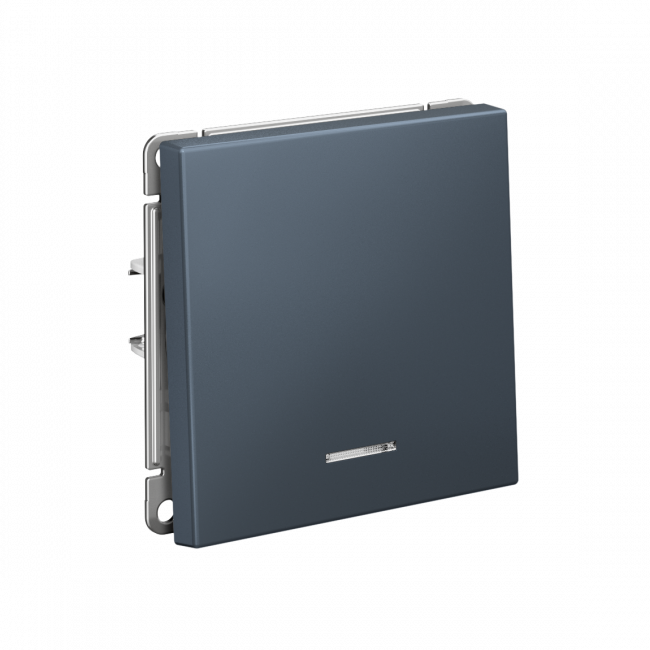 ARTGALLERY 1-клавишный ВЫКЛЮЧАТЕЛЬ с подсветкой, 10АХ, механизм, быстрозажим. клем., ГРИФЕЛЬ, GAL000713S