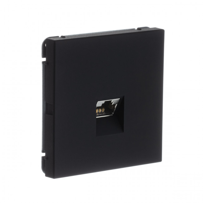 РОЗЕТКА компьютерная RJ45, кат. 6А , Art Gallery, цвет Карбон, GAL001086