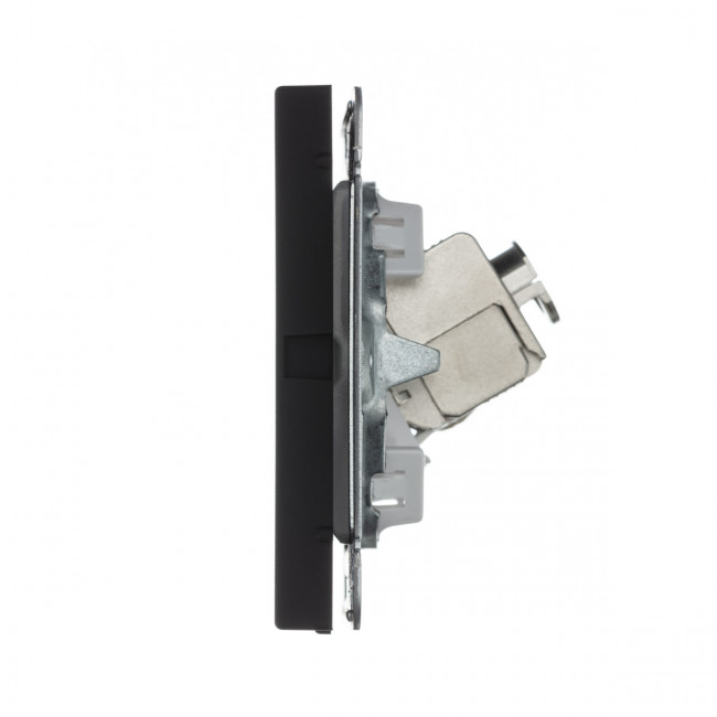 РОЗЕТКА компьютерная RJ45, кат. 6А , Art Gallery, цвет Карбон, GAL001086