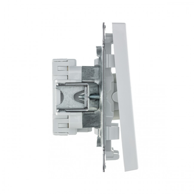 1-клавишный ПЕРЕКЛЮЧАТЕЛЬ, сх. 6, 10АХ , Art Gallery, цвет  белый, GAL000161