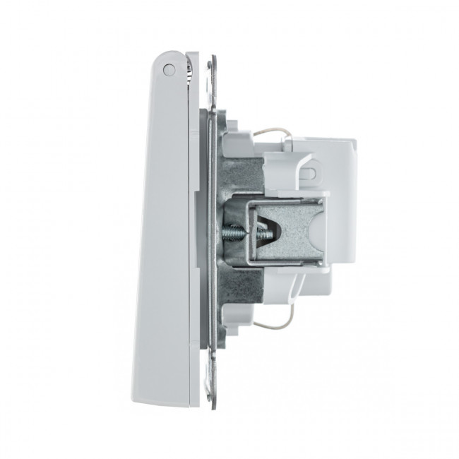 РОЗЕТКА с заземл., со шторками, с крышкой, 16 А, IP20 , Art Gallery, цвет  белый, GAL000146