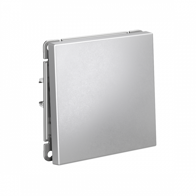 ARTGALLERY 1-клавишный ВЫКЛЮЧАТЕЛЬ с самовозвратом, механизм, быстрозажимные клеммы, АЛЮМИНИЙ, GAL000315S