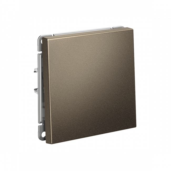 ARTGALLERY 1-клавишный ВЫКЛЮЧАТЕЛЬ с самовозвратом, механизм, быстрозажимные клеммы, МОККО, GAL000615S