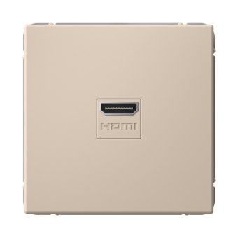 ARTGALLERY РОЗЕТКА HDMI, механизм, ПЕСОЧНЫЙ, GAL001280