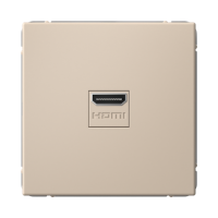 ARTGALLERY РОЗЕТКА HDMI, механизм, ПЕСОЧНЫЙ, GAL001280