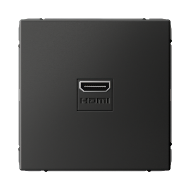 ARTGALLERY РОЗЕТКА HDMI, механизм, БАЗАЛЬТ, GAL001480