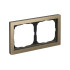 ARTGALLERY PURE 2-постовая РАМКА, МЕТАЛЛ ЛАТУНЬ, Systeme Electric, GAL312202