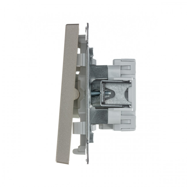 1-клавишный ПЕРЕКЛЮЧАТЕЛЬ, сх. 6, 10АХ , Art Gallery, цвет Шампань, GAL000561