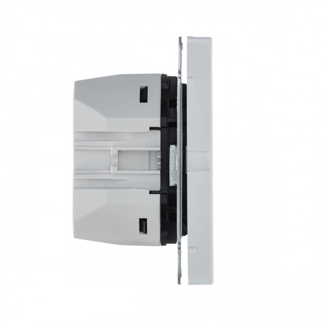 Art Gallery USB РОЗЕТКА A + тип-C 45Вт высокоскор.заряд. QC, PD, механизм, БЕЛЫЙ, GAL000129