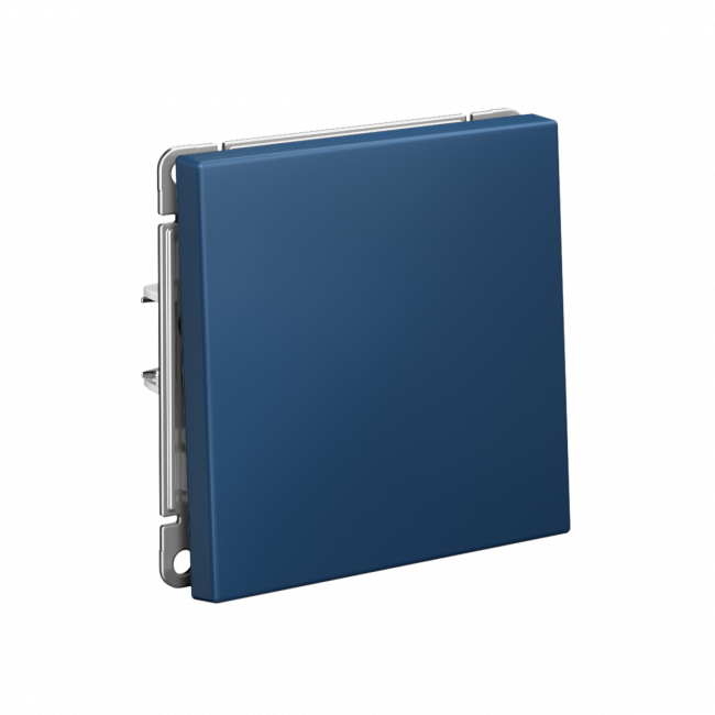 ARTGALLERY 1-клавишный ВЫКЛЮЧАТЕЛЬ с самовозвратом, механизм, быстрозажимные клеммы, АКВАМАРИН, GAL001115S