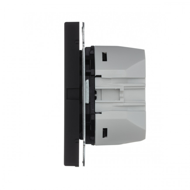 Art Gallery USB РОЗЕТКА A + тип-C 45Вт высокоскор.заряд. QC, PD, механизм, КАРБОН, GAL001029