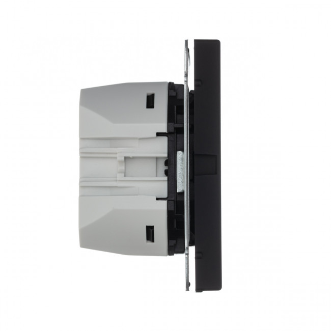 Art Gallery USB РОЗЕТКА A + тип-C 45Вт высокоскор.заряд. QC, PD, механизм, КАРБОН, GAL001029