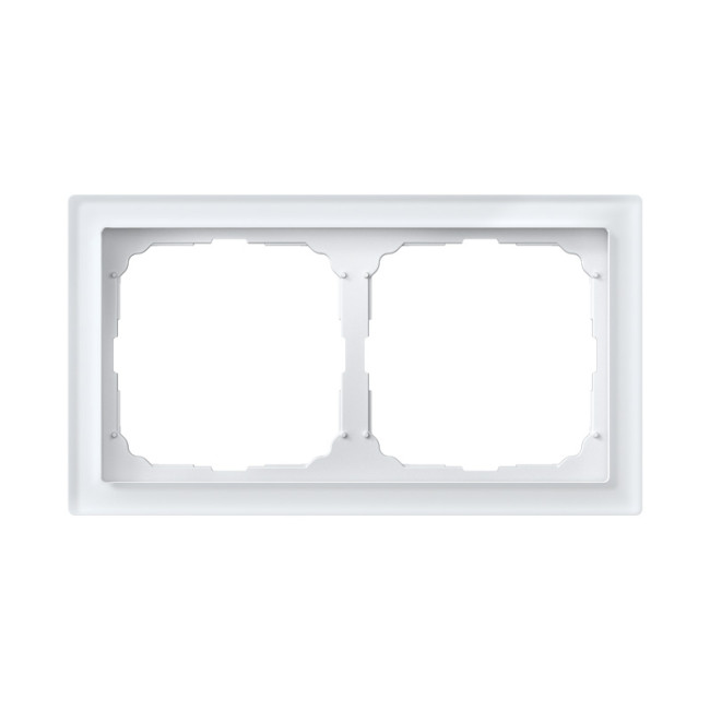 ARTGALLERY PURE 2-постовая РАМКА, ОРГАНИЧЕСКОЕ СТЕКЛО БЕЛЫЙ, Systeme Electric, GAL320102