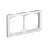 ARTGALLERY PURE 2-постовая РАМКА, ОРГАНИЧЕСКОЕ СТЕКЛО БЕЛЫЙ, Systeme Electric, GAL320102