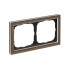 ARTGALLERY PURE 2-постовая РАМКА, ОРГАНИЧЕСКОЕ СТЕКЛО МОККО, Systeme Electric, GAL320602