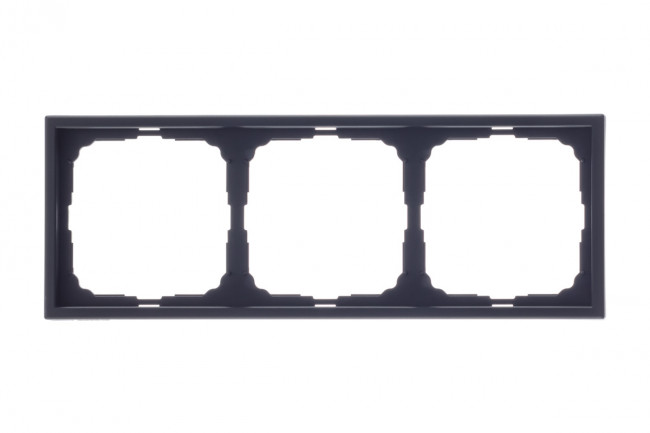 3-постовая РАМКА , Art Gallery, цвет Карбон, GAL001003