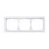 ARTGALLERY PURE 3-постовая РАМКА, МАТОВОЕ ОРГАНИЧЕСКОЕ СТЕКЛО БЕЛЫЙ, Systeme Electric, GAL330103