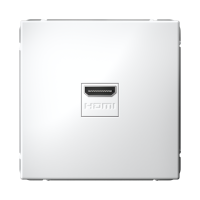 ARTGALLERY РОЗЕТКА HDMI, механизм, БЕЛЫЙ, GAL000180