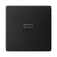 ARTGALLERY РОЗЕТКА HDMI, механизм, КАРБОН, GAL001080