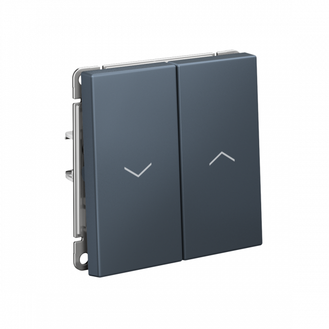 ARTGALLERY 2-клавишный ВЫКЛЮЧАТЕЛЬ ДЛЯ ЖАЛЮЗИ, 2х сх.4, 10А, механизм, быстрозажим. клем., ГРИФЕЛЬ, GAL000719S