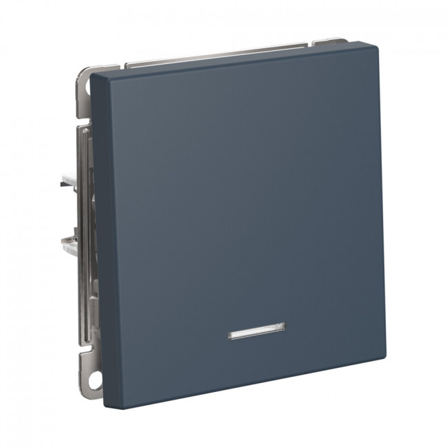 ARTGALLERY 1-клавишный ВЫКЛЮЧАТЕЛЬ с самовозвратом с подсветкой, 10А, механизм, ГРИФЕЛЬ, GAL000716