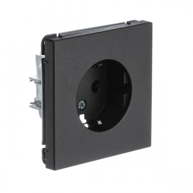 РОЗЕТКА с заземлением, 16 А , Art Gallery, цвет Мокко, GAL000643