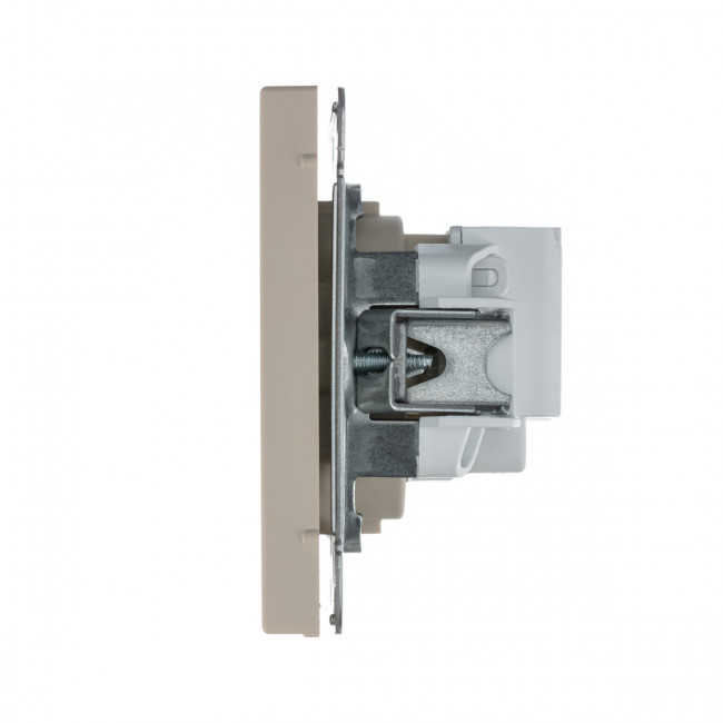 РОЗЕТКА с заземлением, 16 А , Art Gallery, цвет Песочный, GAL001243