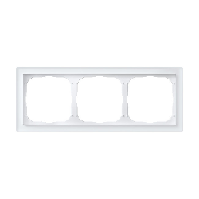 ARTGALLERY PURE 3-постовая РАМКА, ОРГАНИЧЕСКОЕ СТЕКЛО БЕЛЫЙ, Systeme Electric, GAL320103