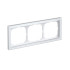 ARTGALLERY PURE 3-постовая РАМКА, ОРГАНИЧЕСКОЕ СТЕКЛО БЕЛЫЙ, Systeme Electric, GAL320103