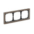 ARTGALLERY PURE 3-постовая РАМКА, ОРГАНИЧЕСКОЕ СТЕКЛО МОККО, Systeme Electric, GAL320603