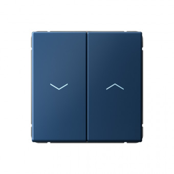 2-клавишный ВЫКЛЮЧАТЕЛЬ ЖАЛЮЗИ, 10 А , Art Gallery, цвет Аквамарин, GAL001119