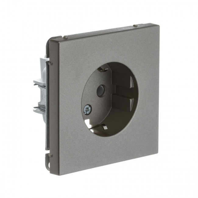 РОЗЕТКА с заземлением, 16 А , Art Gallery, цвет Шампань, GAL000543