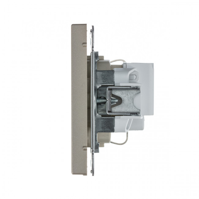 РОЗЕТКА с заземлением, 16 А , Art Gallery, цвет Шампань, GAL000543