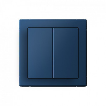 2-клавишный ПЕРЕКЛЮЧАТЕЛЬ, перекрестный, 2 x сх. 7, 10АХ, AG цвет Аквамарин