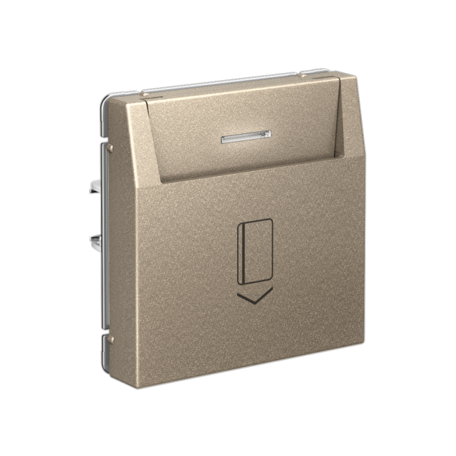 ARTGALLERY ВЫКЛЮЧАТЕЛЬ карточный 10А, без задержки времени, быстр.клемм., ШАМПАНЬ, GAL000514S