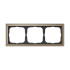 ARTGALLERY PURE 3-постовая РАМКА, ОРГАНИЧЕСКОЕ СТЕКЛО ШАМПАНЬ, Systeme Electric, GAL320503