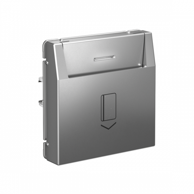 ARTGALLERY ВЫКЛЮЧАТЕЛЬ карточный 10А, без задержки времени, быстр.клемм., СТАЛЬ, GAL000914S