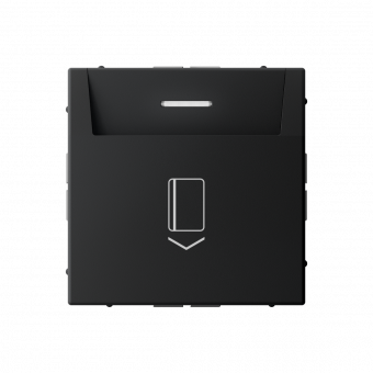 ARTGALLERY ВЫКЛЮЧАТЕЛЬ карточный 10А, без задержки времени, быстр.клемм., КАРБОН, GAL001014S