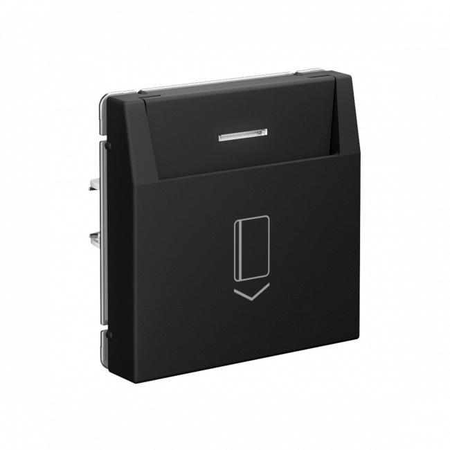 ARTGALLERY ВЫКЛЮЧАТЕЛЬ карточный 10А, без задержки времени, быстр.клемм., КАРБОН, GAL001014S