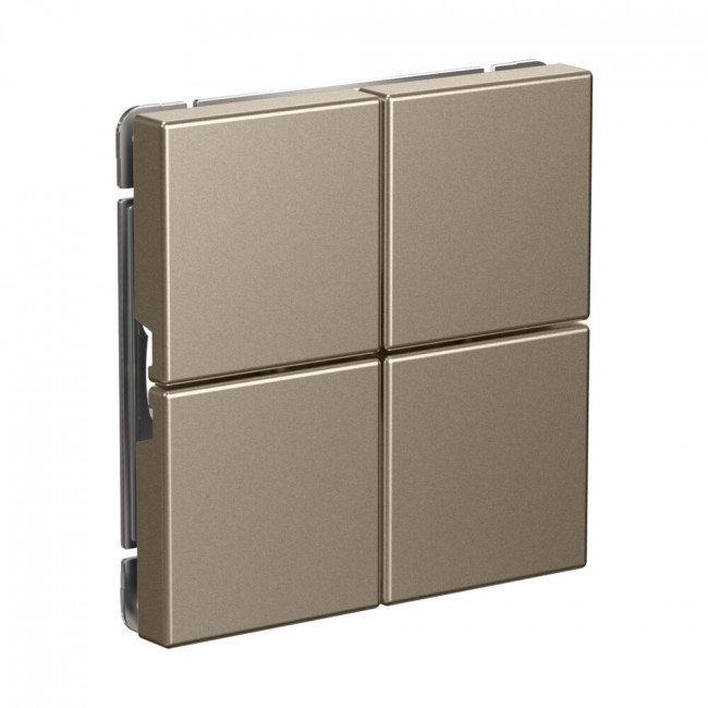 ARTGALLERY 4-клавишный ВЫКЛЮЧАТЕЛЬ СЦЕНАРНЫЙ, сх. 1,  ШАМПАНЬ, GAL000574