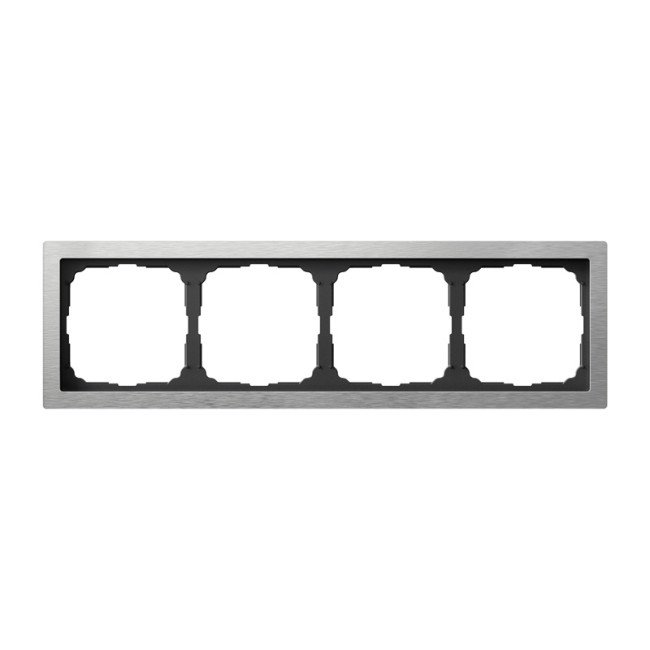 ARTGALLERY PURE 4-постовая РАМКА, МЕТАЛЛ АЛЮМИНИЙ, Systeme Electric, GAL312104